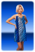Image of Multi-Fabric Trapeze Dress