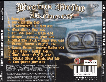 洋楽 Brown Pride Volume One LOWPROFILE RECORDS — Brown Pride Riders Vol. 1