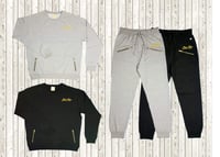 Gold Roze Crew Neck Jogger Suitz ( top and bottoms sold separately )