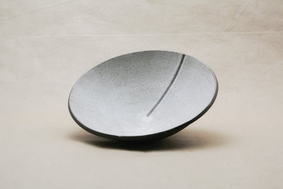 Image of Dark Brown Clay Bowl with White Interior