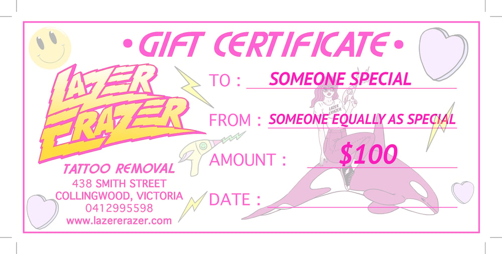 Image of $100 GIFT VOUCHER 