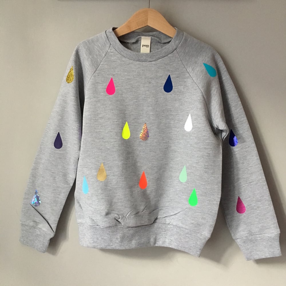 Image of Sweater drops grey