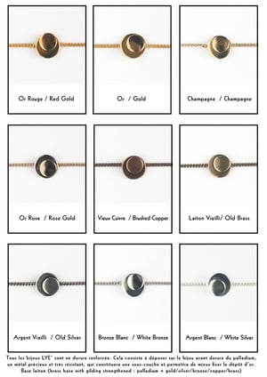 Image of Collection 1920's - Boutons de manchettes Eclipse // Eclipse cuff-link