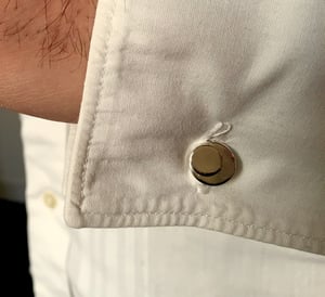 Image of Collection 1920's - Boutons de manchettes Eclipse // Eclipse cuff-link