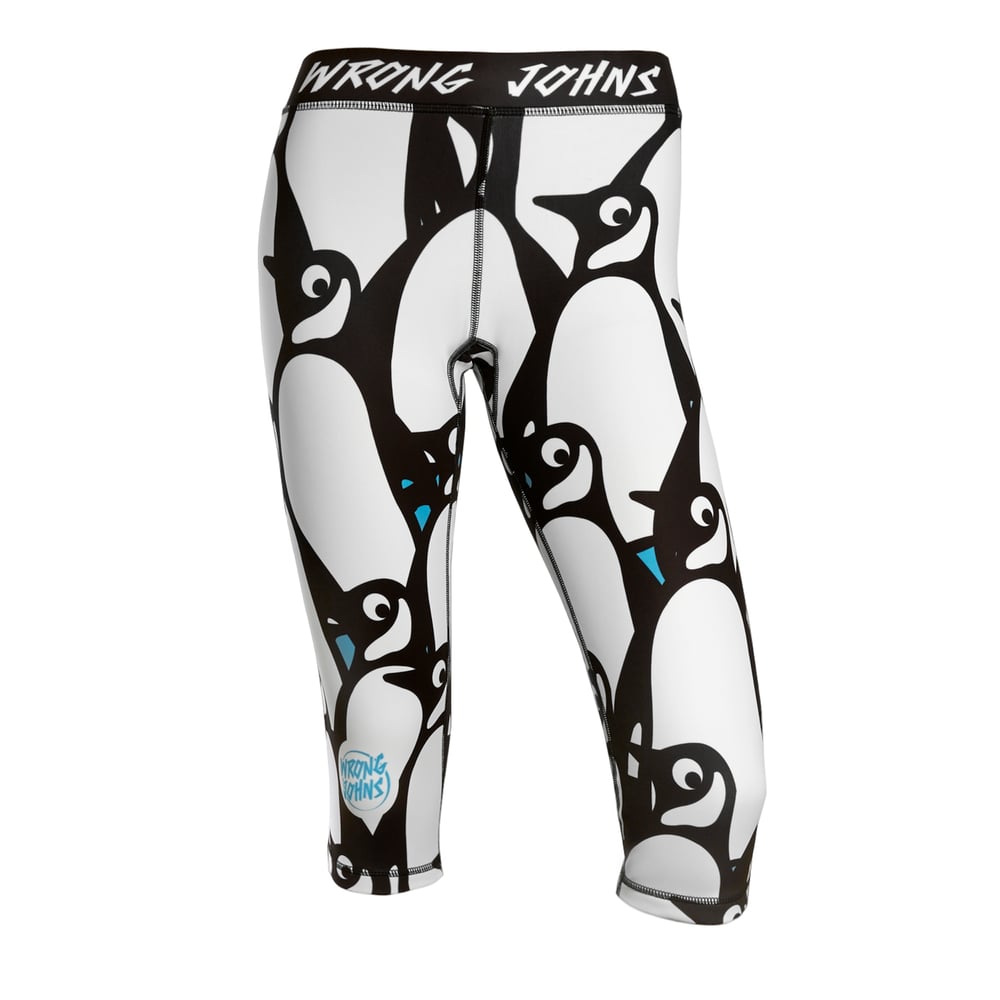 Image of Womens Penguin Thermal 3/4 Bottoms