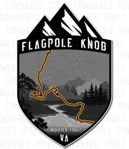 Image of "Flagpole Knob" Trail Badge