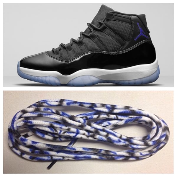 Image of Jordan 11 "Space Jam" Laces