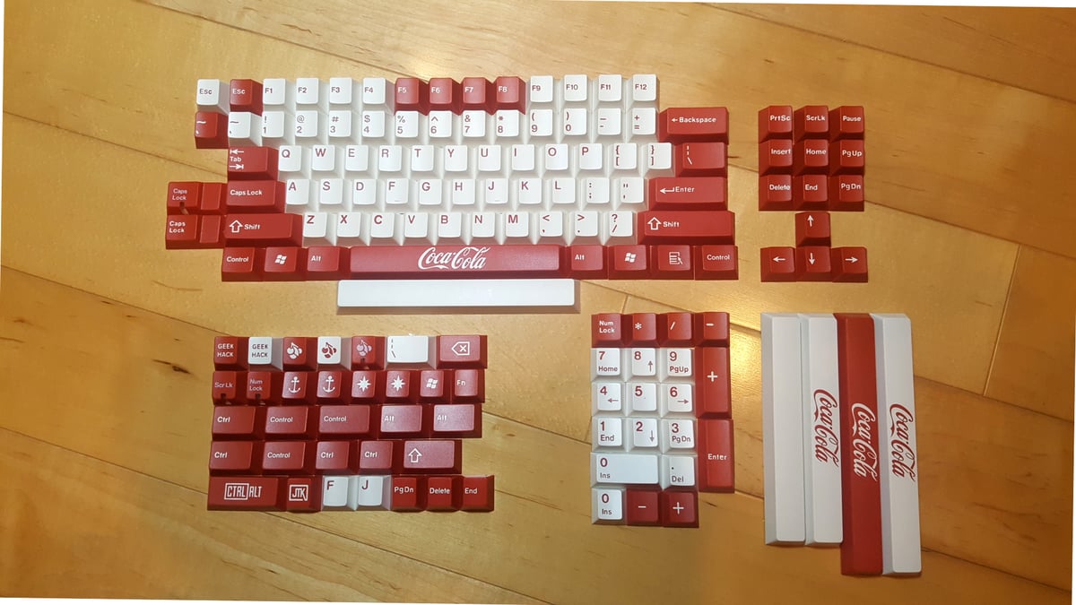 Image of JT Keycap Cola Keyset