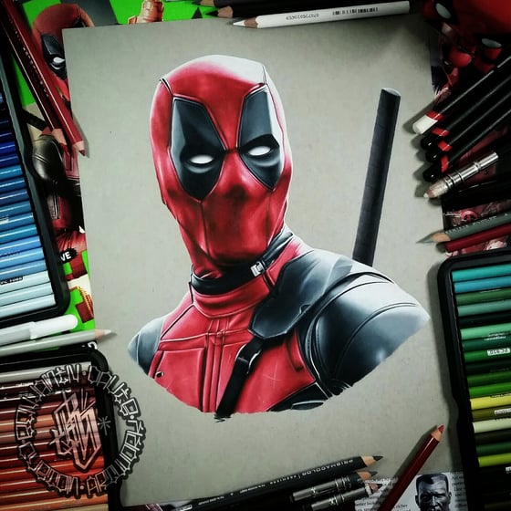 Image of Limited edition Deadpool print