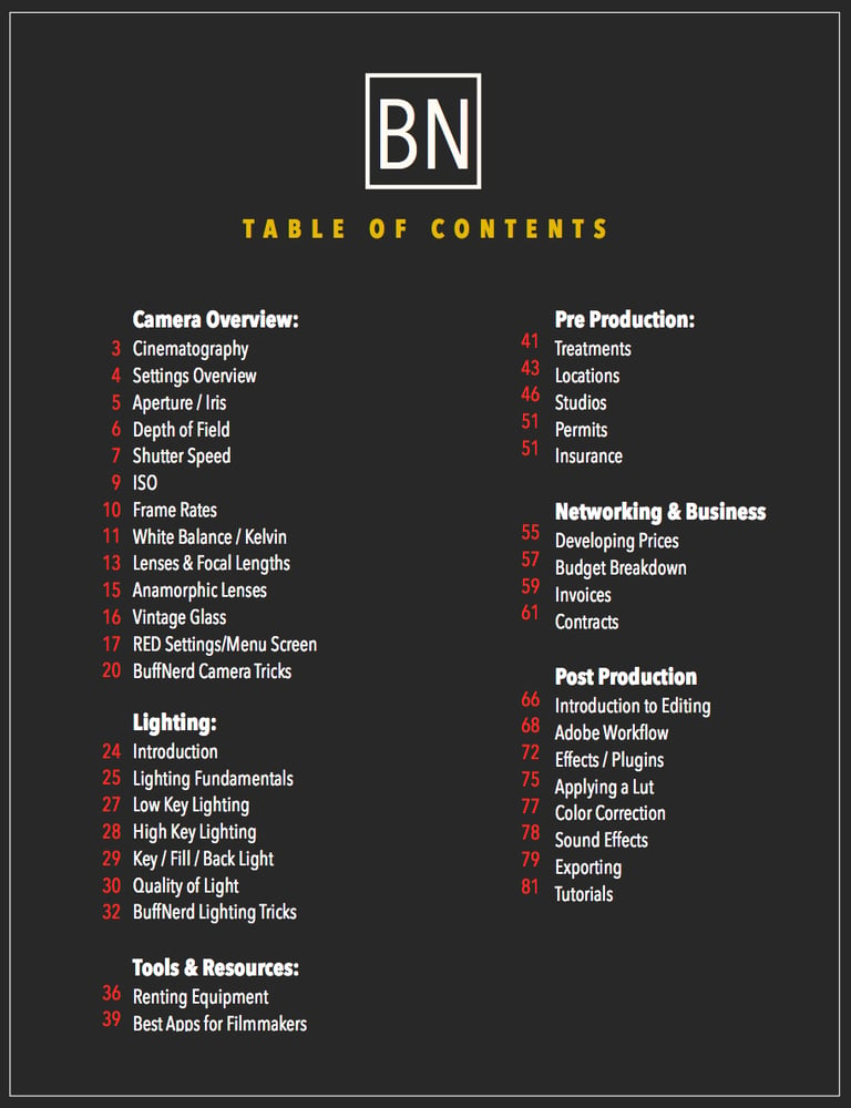 Image of BuffNerds Complete Video & Business Guide! (PDF)