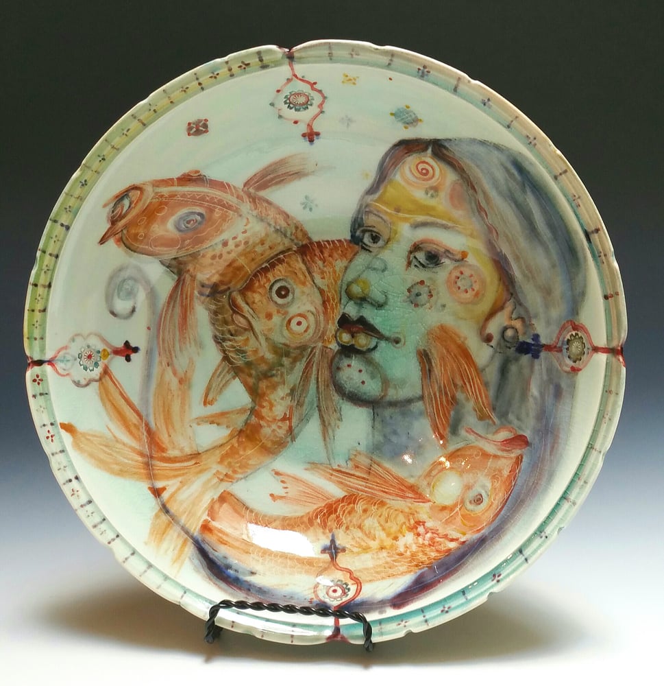 Image of Fishhead  Porcelain Bowl