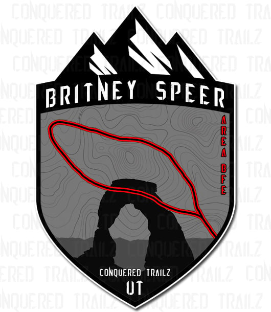 Image of "Britney Speer" Trail Badge