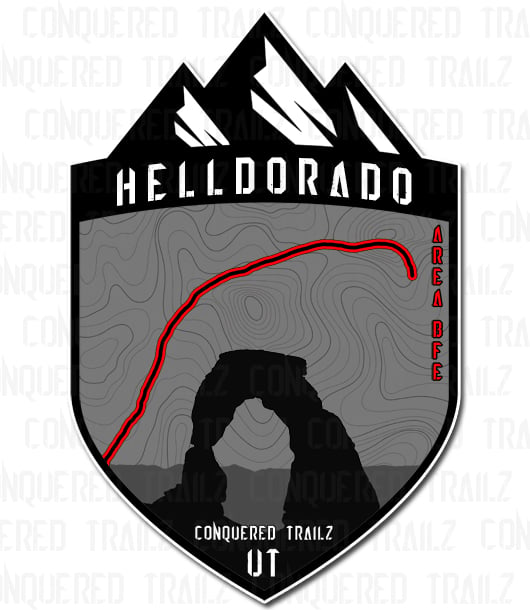 Image of "Helldorado" Trail Badge