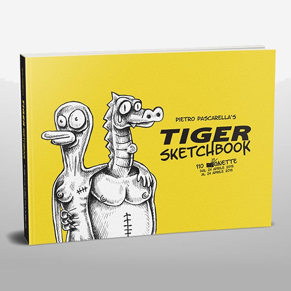 Image of TIGER Sketchbook - Limited Edition!