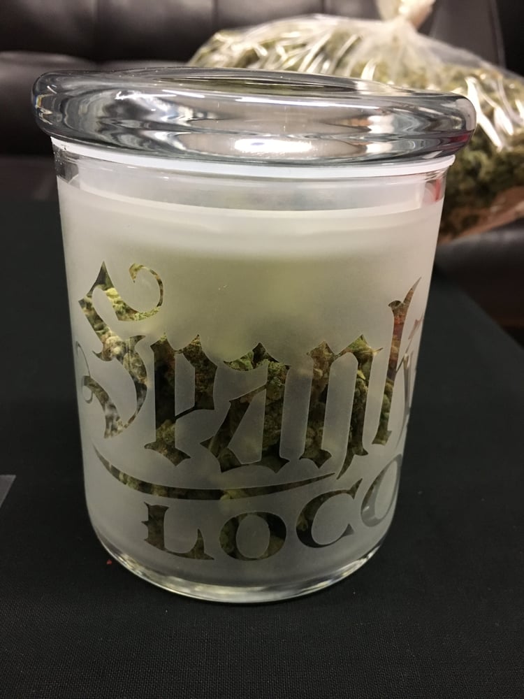 Image of Spanky Loco Glass Jar 1oz
