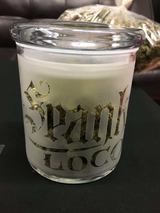 Image of Spanky Loco Glass Jar 1oz