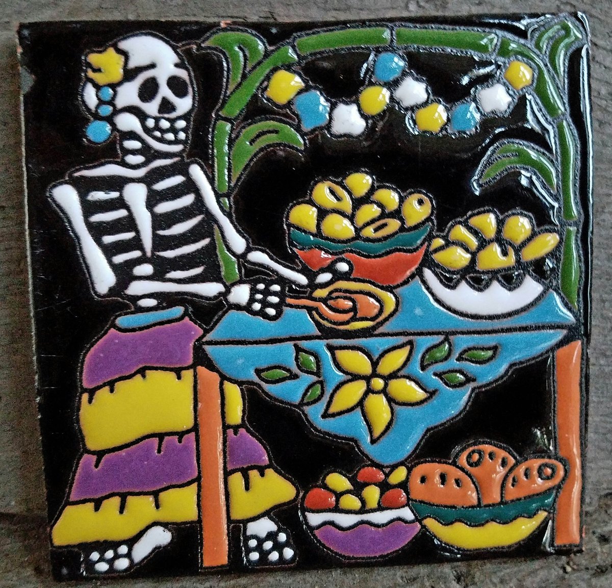 Image of Tamales Coaster Tile