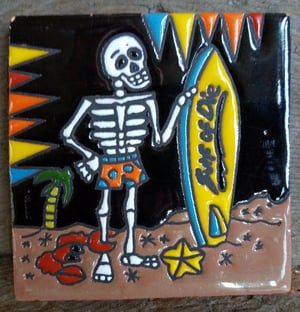 Image of Surf or Die Coaster Tile