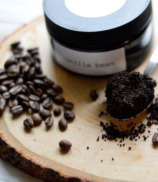 Image of vanilla bean coffee scrub