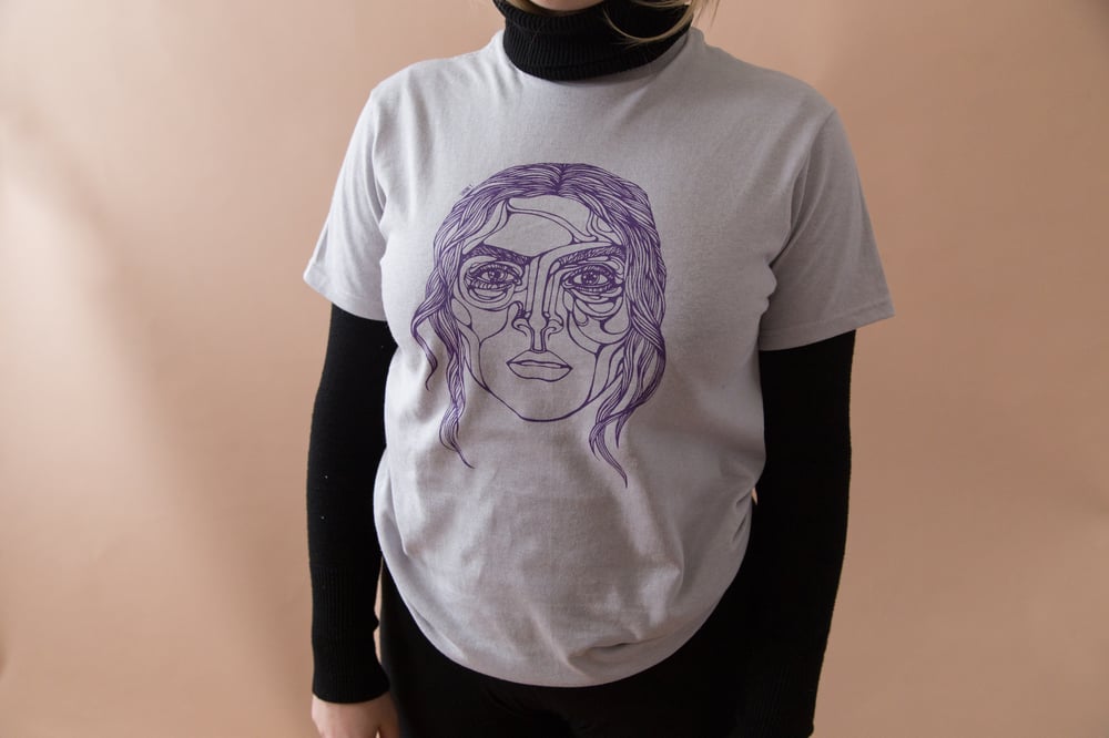 Image of The Strange Shirt (Gray and Purple)