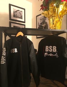 Image of BSB RECORDS VARSITY TEAM JACKETS w/ Album Sleeve