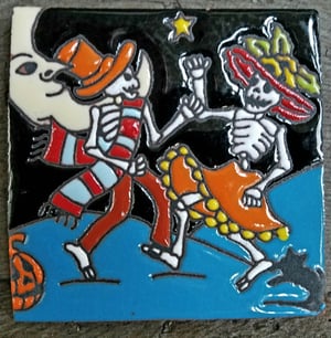 Image of Midnight Fiesta Coaster Tile