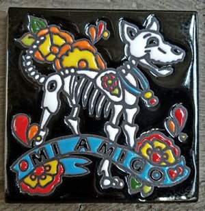 Image of Mi Amigo Perro Coaster Tile