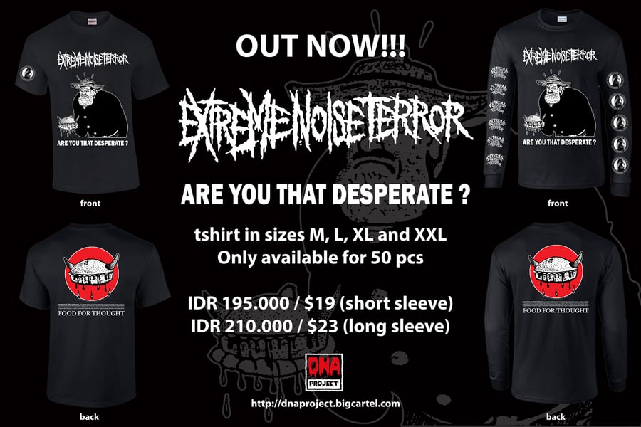 Image of Extreme Noise Terror - Are You That Desperate? - SALE 20% OFF