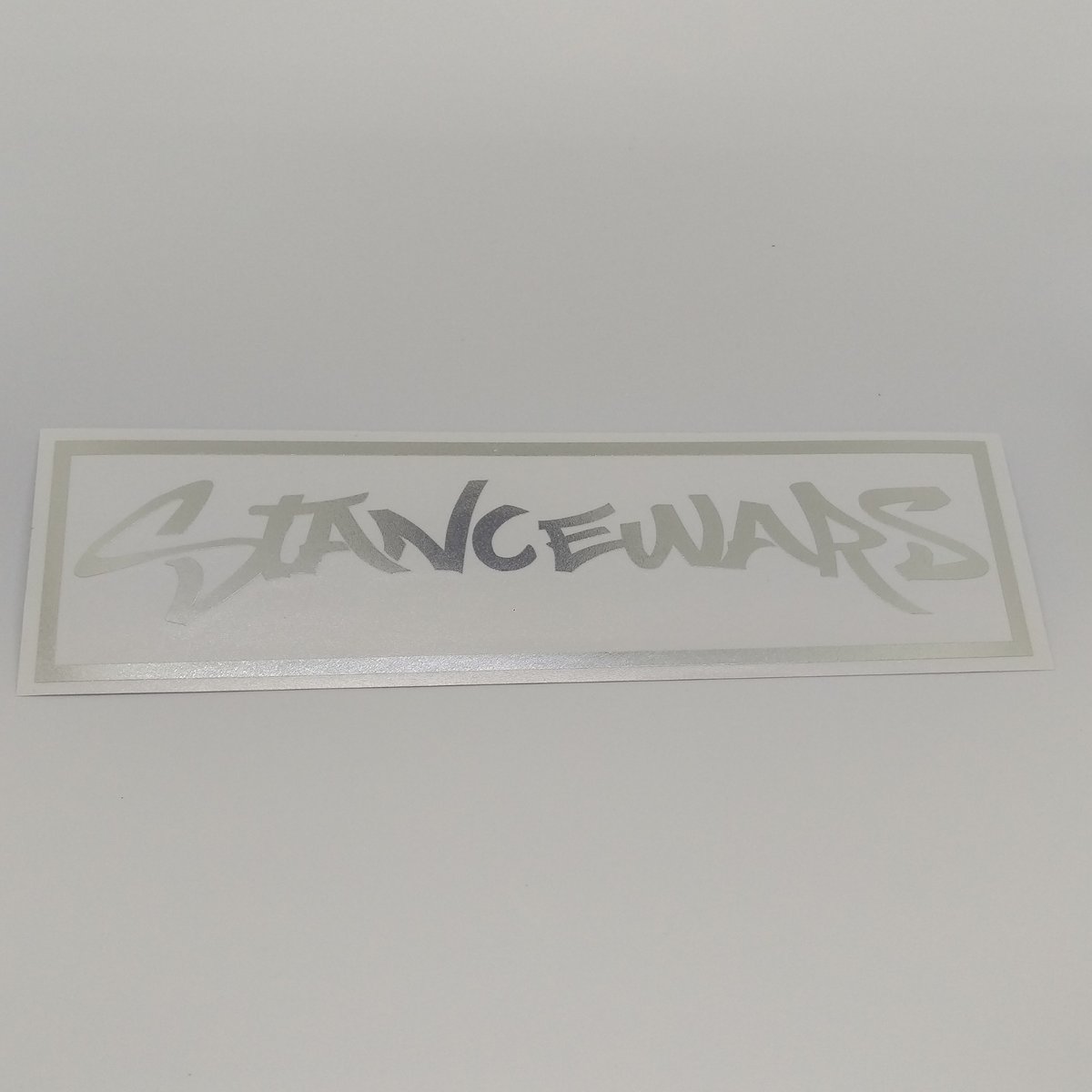 Image of 12inch Outline Banner - Silver