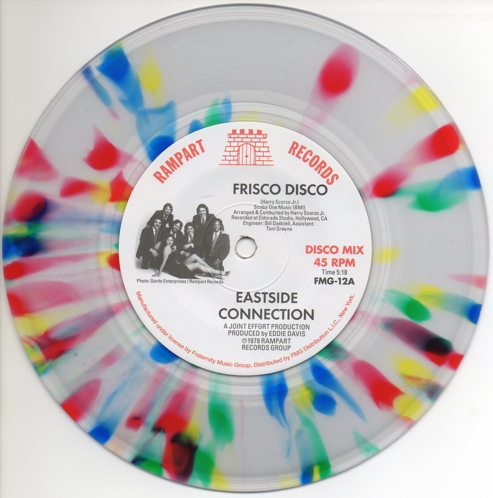 Fraternity Music Group — Frisco Disco / It's Real - 7
