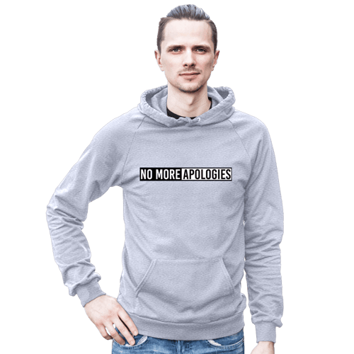 Image of No More Apologies "Unisex" (Pull Over Hoodie)