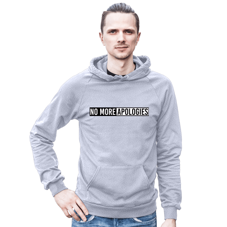Image of No More Apologies "Unisex" (Pull Over Hoodie)