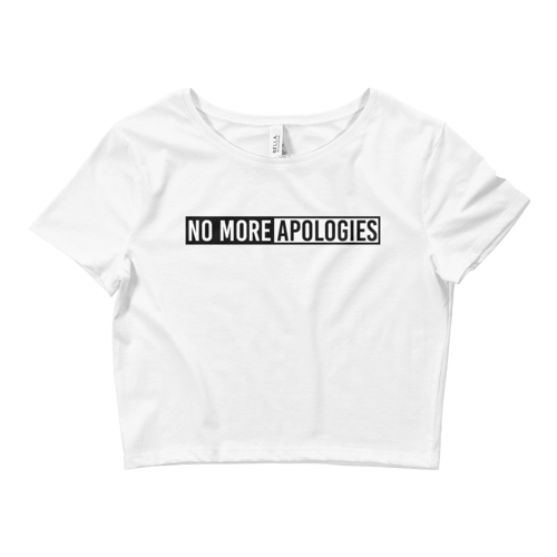 Image of No More Apologies "Female" (Bella Crop Top) Shirt
