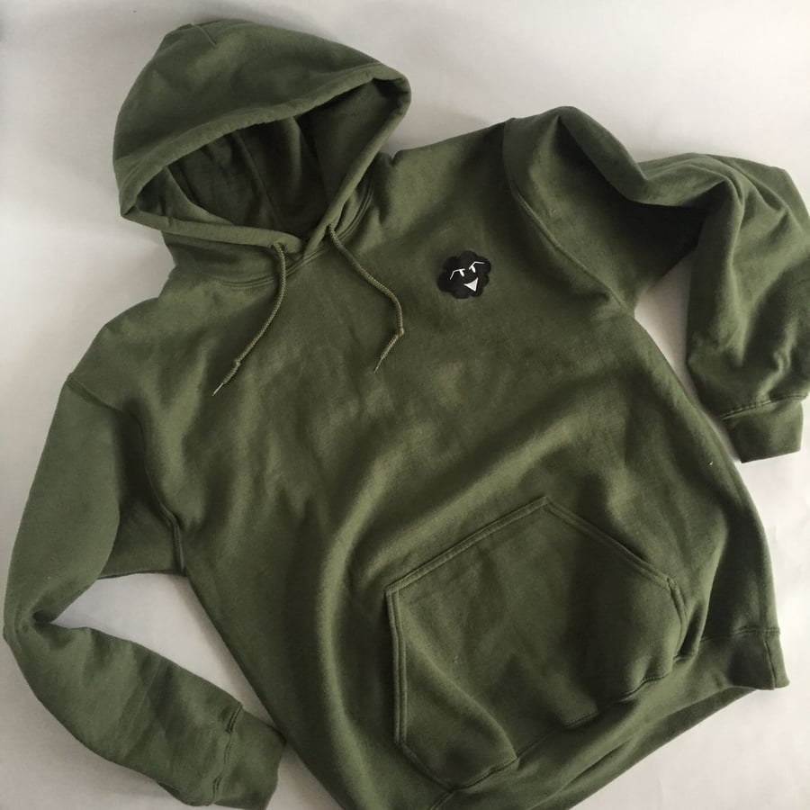 Image of CLOUDY FORECAST 3 OLIVE HOODIE