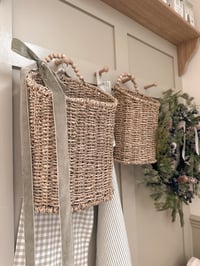 Image 2 of Seagrass & Beaded Baskets ( Set or Singles )