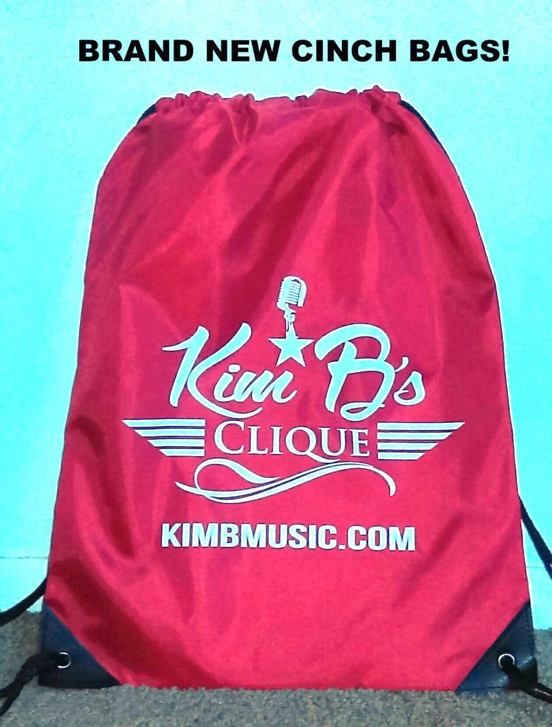 Image of DrawString Cinch Bag "Kim B.'s Clique"