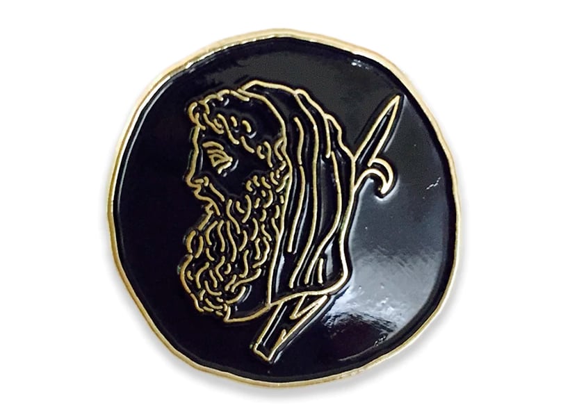 Image of 'Old Gentleman' Pin