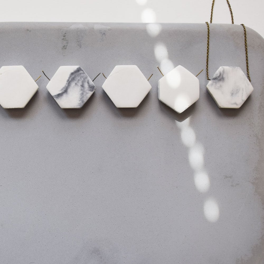 Image of concrete hexagon