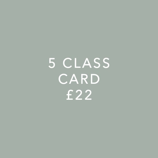 Image of 5 Class Card