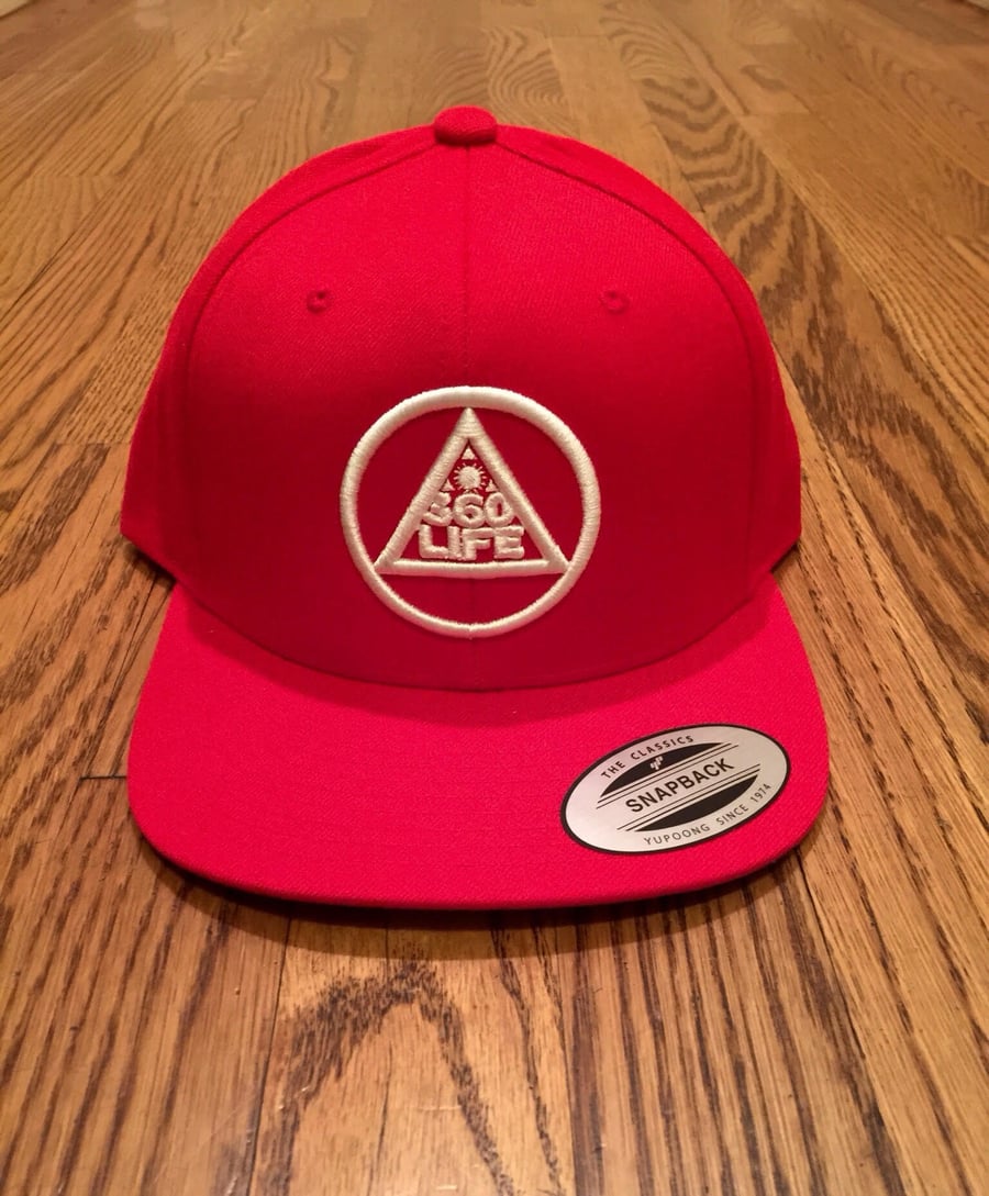 Image of Red 360 Snapback