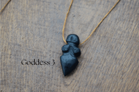 Image 7 of Bog Oak Goddess Pendant