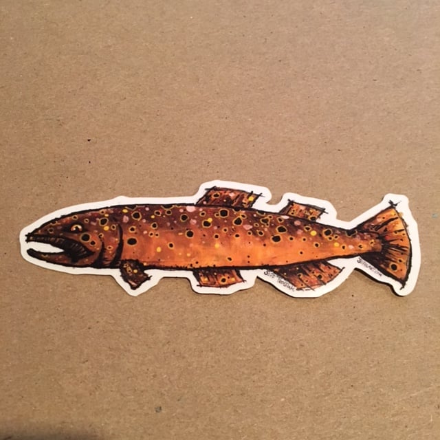 Brown Trout Sticker