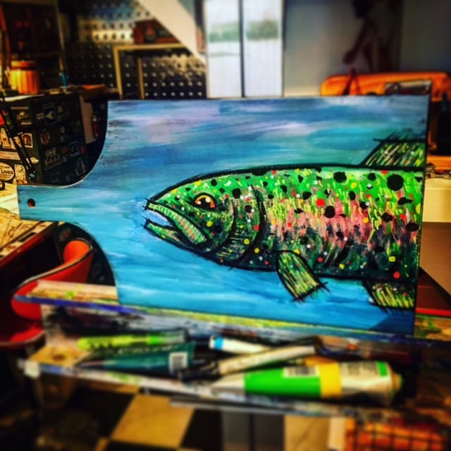 Rainbow Cutting Board