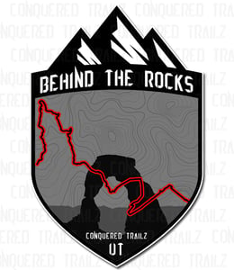 Image of "Behind The Rocks" Trail Badge