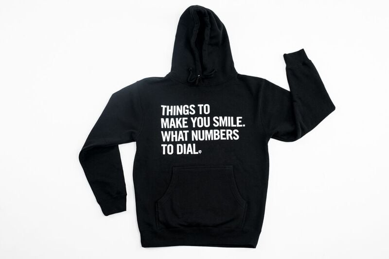 Image of MAD QUESTION ASKING - Hoodie (BLACK)