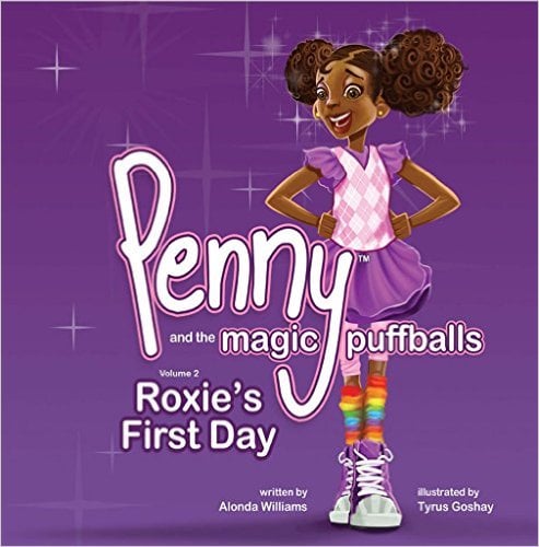 Image of Autographed copy Penny and the magic puffballs book 2- Roxie's first day