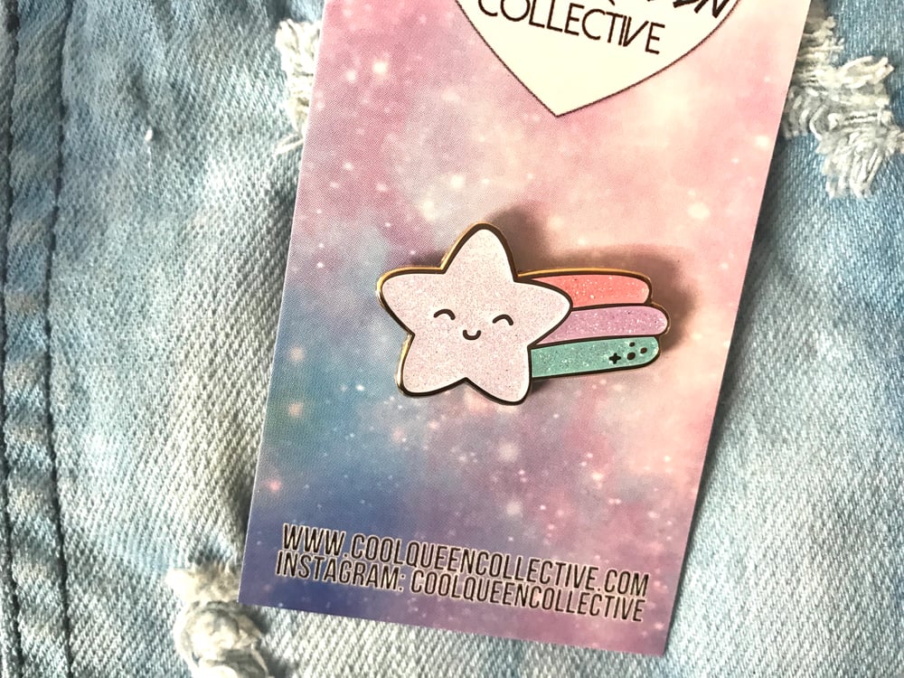 Image of Shooting Star Enamel Pin