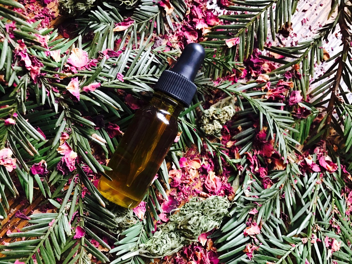 Image of Redwood and Rose Medicinal Massage Oil