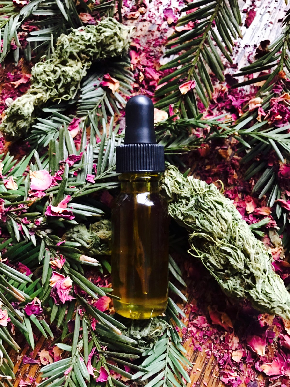 Image of Redwood and Rose Medicinal Massage Oil