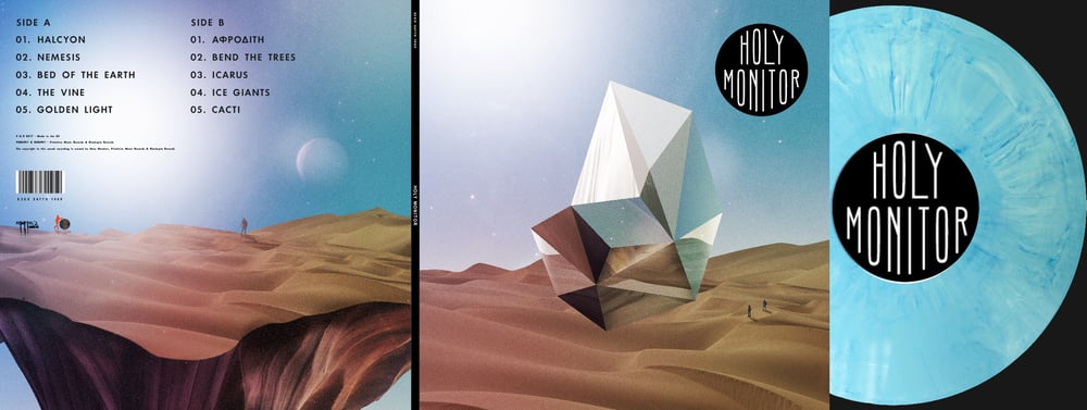 Image of Holy Monitor - S/T (Ltd Blue-White Marbled Vinyl)